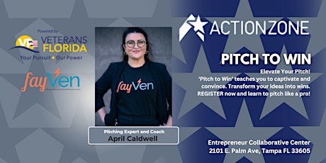 "Pitch to Win" Workshop with April Caldwell
