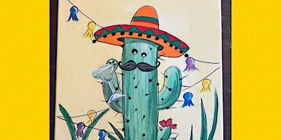 Imagem principal do evento Happy Cacti Painting Class