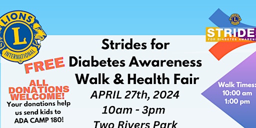 Image principale de Lions Club Diabetes Awareness Health Fair