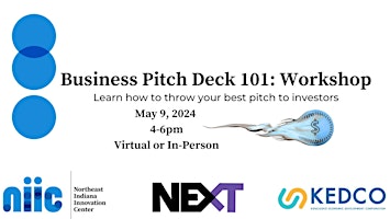 Imagem principal do evento Workshop: Building a Business Pitch Deck 101