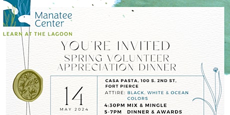 Spring Volunteer Appreciation Dinner