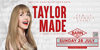Immagine principale di Taylor Made - A Tribute To Taylor Swift live at The Barn - Family Friendly 