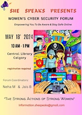 She speaks cybersecurity awareness event
