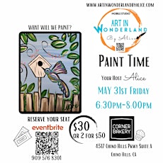 Paint Time at Corner Bakery - Chino Hills