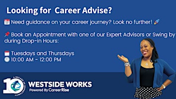 Drop In Career Advisement at Westside Works  primärbild