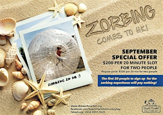 Zorbing at Beach Market Discovery Bay primary image