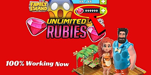 Family island Hack ✅ - Get Unlimited Rubies & Energy Family island Mod! (iOS & Android) primary image