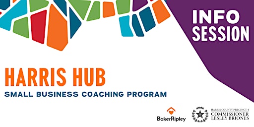 Hauptbild für HarrisHUB Small Business Coaching Program - Info Session