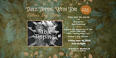Imagem principal de Table Tipping with Tori: Father's Day Edition