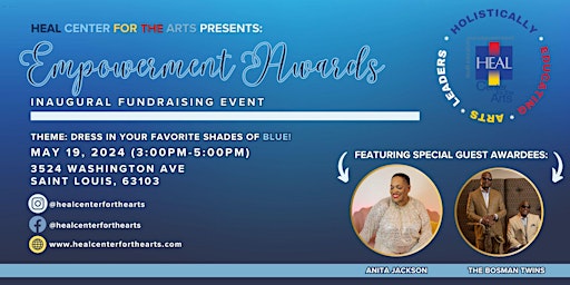 Primaire afbeelding van HEAL Center for the Arts Presents: The Empowerment Awards