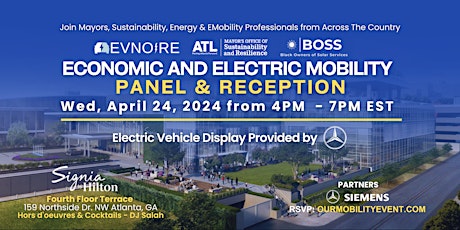 Panel & Reception, Economic and Electric Mobility - Atlanta