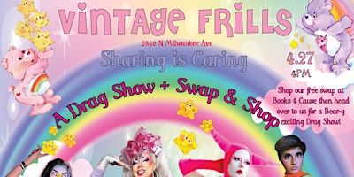 Imagen principal de Sharing is Caring - A Beary Exciting Drag Show Event and Swap Party at Books-4-Cause