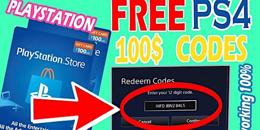 Primaire afbeelding van FREE PSN GIFT CARD CODES 2024✼ How to Redeem PSN Gift Card Codes 2024