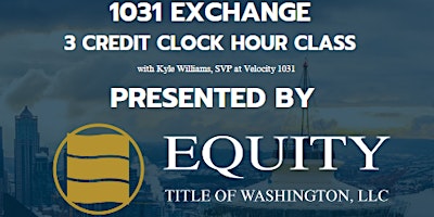 1031 Exchange 3 Credit Clock Hour primary image