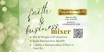 Image principale de Faith & Business Mixer