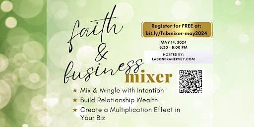 Imagem principal do evento Faith & Business Mixer