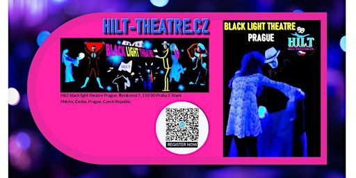 Imagem principal do evento Black light theatre COMEDY - Schwarzlichttheater COMEDY - Teatro negro Prag