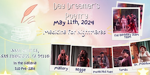 Imagem principal do evento Day  Dreamer's Poetry