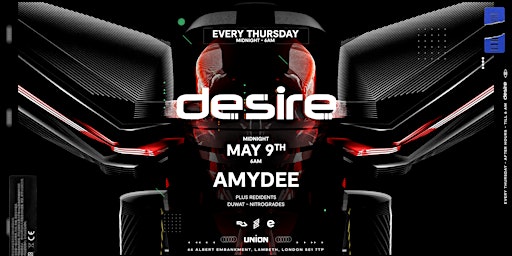 Imagem principal do evento Desire (Your Weekly Thursday After Party)