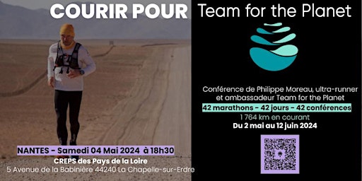 Immagine principale di Courir pour Team For The Planet - Nantes 