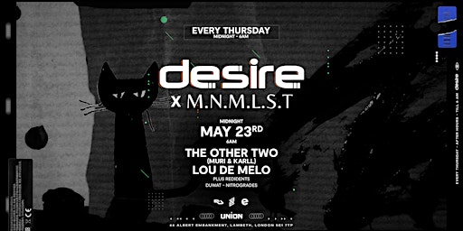 Desire (Your Weekly Thursday After Party) x M.N.M.L.S.T. primary image