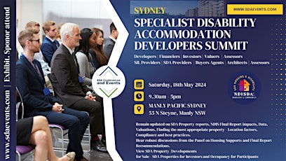 SYDNEY  SPECIALIST DISABILITY ACCOMMODATION DEVELOPERS SUMMIT