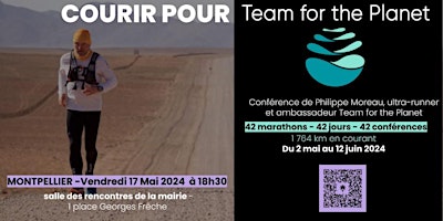 Immagine principale di Courir pour Team For The Planet - Montpellier 