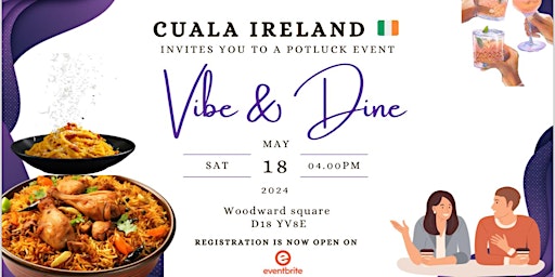 CUALA Ireland Vibe and Dine primary image