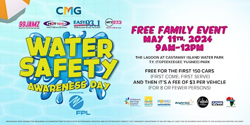 Image principale de Pre-Register for Water Safety Family Fun Day!