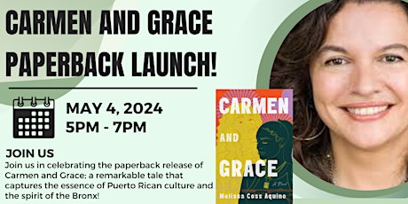 Carmen and Grace Paperback Launch!