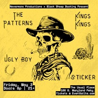 Imagem principal do evento The Patterns, Kings Kings, Ugly Boy and Sticker at The Usual Place