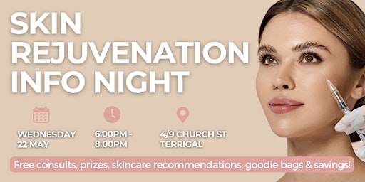 Skin Rejuvenation Info Night primary image