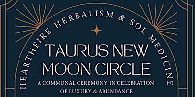 Primaire afbeelding van Taurus New Moon Circle