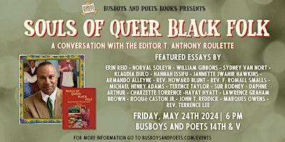 Image principale de SOULS OF QUEER BLACK FOLK | A Busboys and Poets Books Presentation