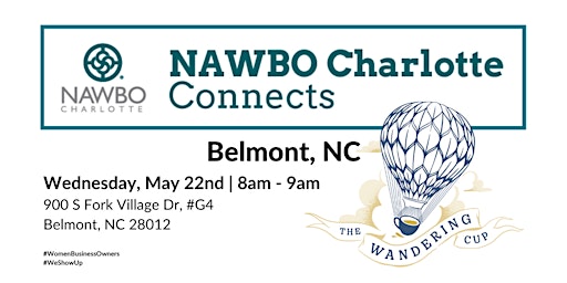 Primaire afbeelding van NAWBO Charlotte CONNECTS Belmont-May 22nd