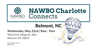 NAWBO Charlotte CONNECTS Belmont-May 22nd primary image
