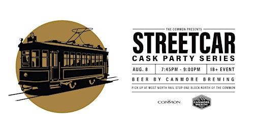 Imagem principal do evento Canmore Brewery  - Cask Beer Streetcar Aug 8 - 730 PM