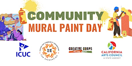 Community Mural Paint Day /// Día comunitario de pintura mural