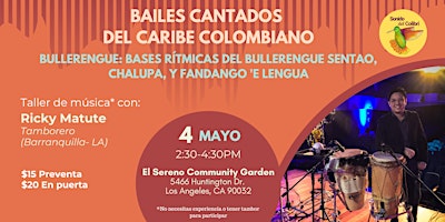 Imagem principal do evento Bailes Cantados del Caribe Colombiano- Aires del Bullerengue
