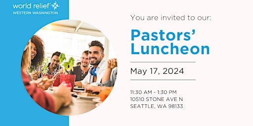 Image principale de World Relief Western Washington Pastors Luncheon