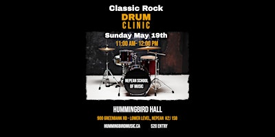 Classic Rock Drum Clinic primary image