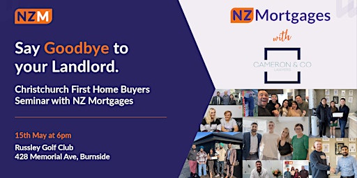 Imagen principal de May First Home Buyers Seminar with NZ Mortgages
