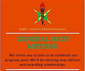 Austin Professionals General Body Meeting primary image