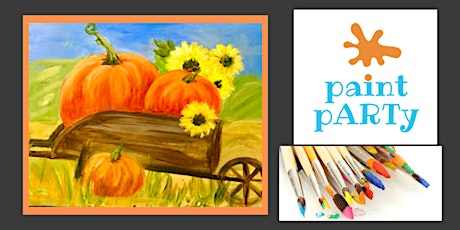 Paint'N'Sip Canvas - Pumpkin Harvest - $35 pp primary image