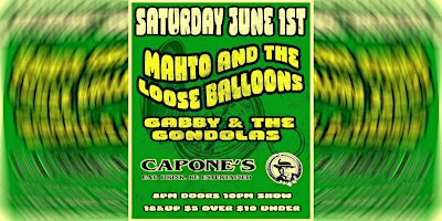 Imagem principal de Mahto & the Loose Balloons | Gabby & the Gondolas