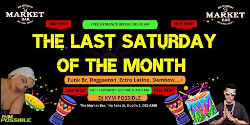 Release4_RUMBAS LATINAS - LAST SATURDAY OF MONTH - THE MARKET BAR primary image