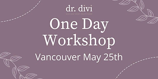 Primaire afbeelding van One-Day Immersive Workshop with Dr. Divi