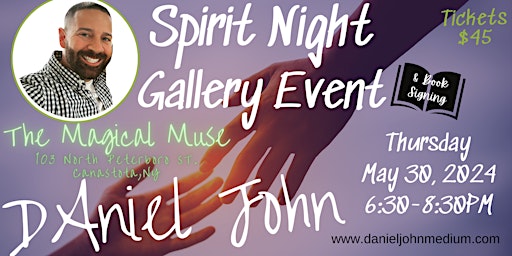 Primaire afbeelding van Spirit Message Gallery Event with Daniel John - Canastota