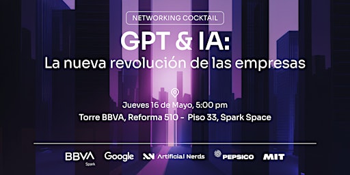 Imagem principal do evento GPT & IA: La Nueva Revolución de las Empresas