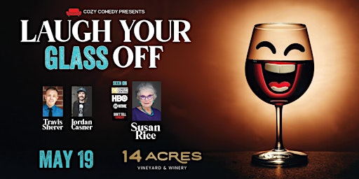 Imagem principal do evento Comedy! Laugh Your Glass Off: Susan Rice!
